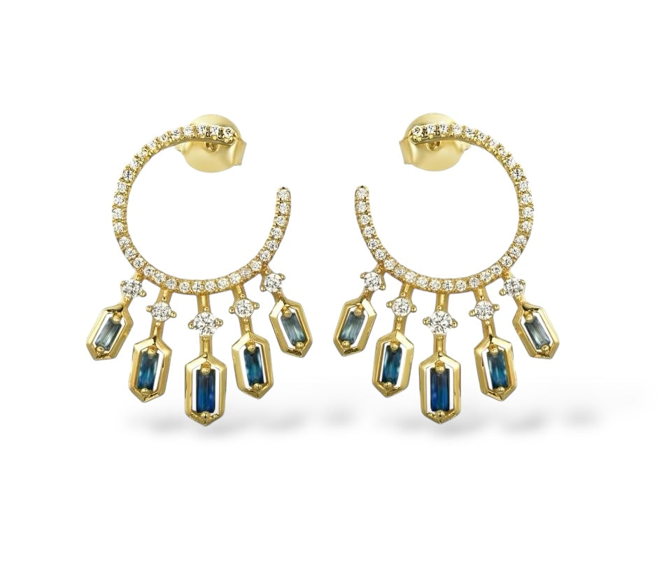 Blue Vaya Earrings