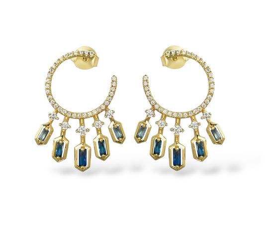Blue Vaya Earrings