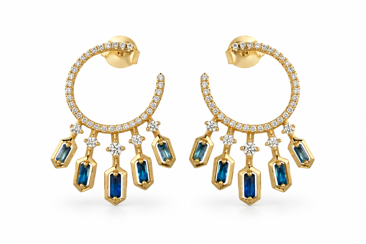 Blue Vaya Earrings