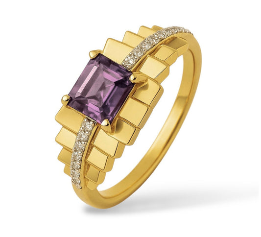 Celeste Lavender Pinky Ring